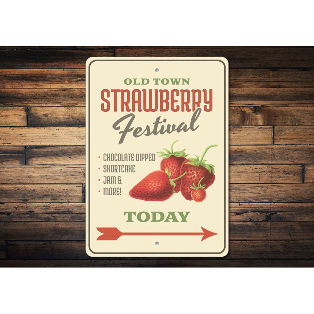 Strawberry Festival Sign