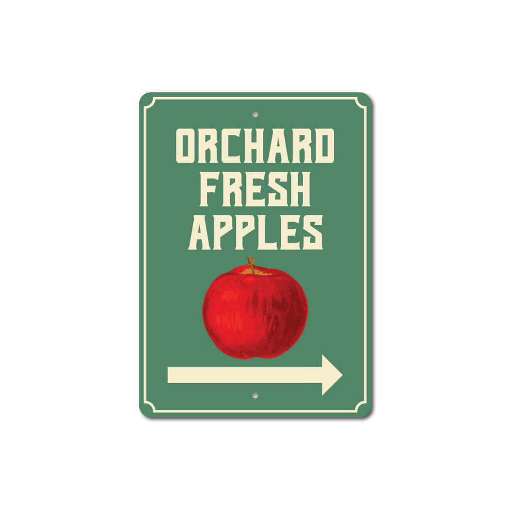 Orchard Fresh Apples Sign