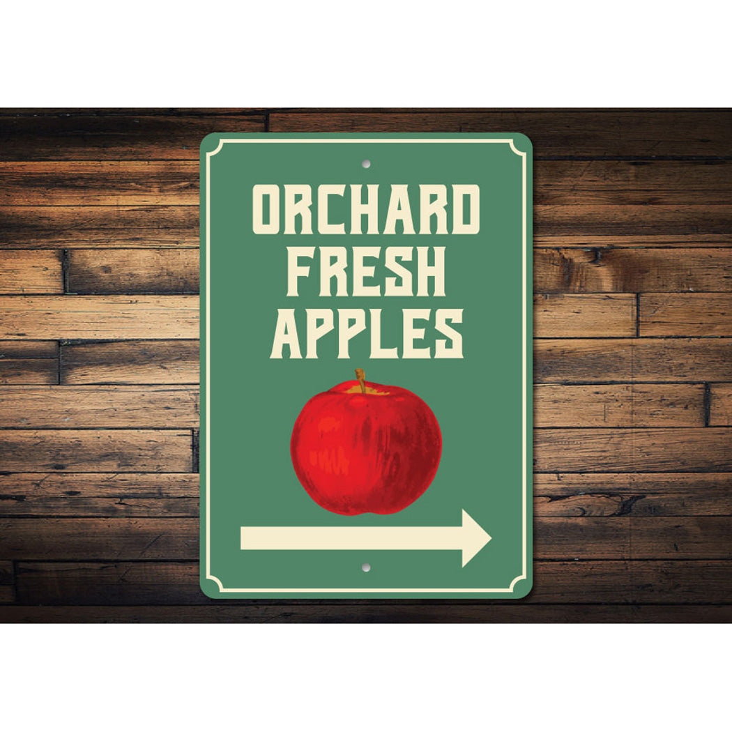 Orchard Fresh Apples Sign