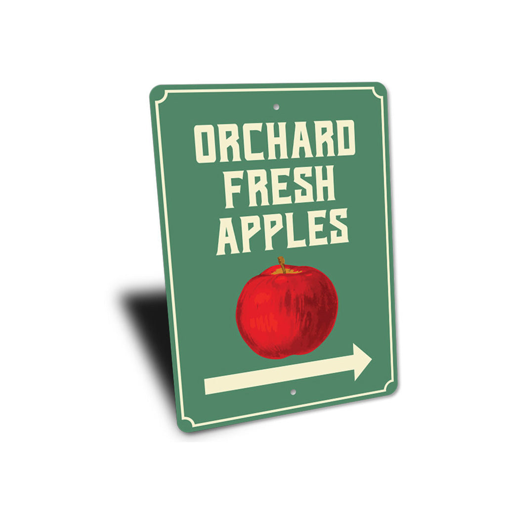 Orchard Fresh Apples Sign