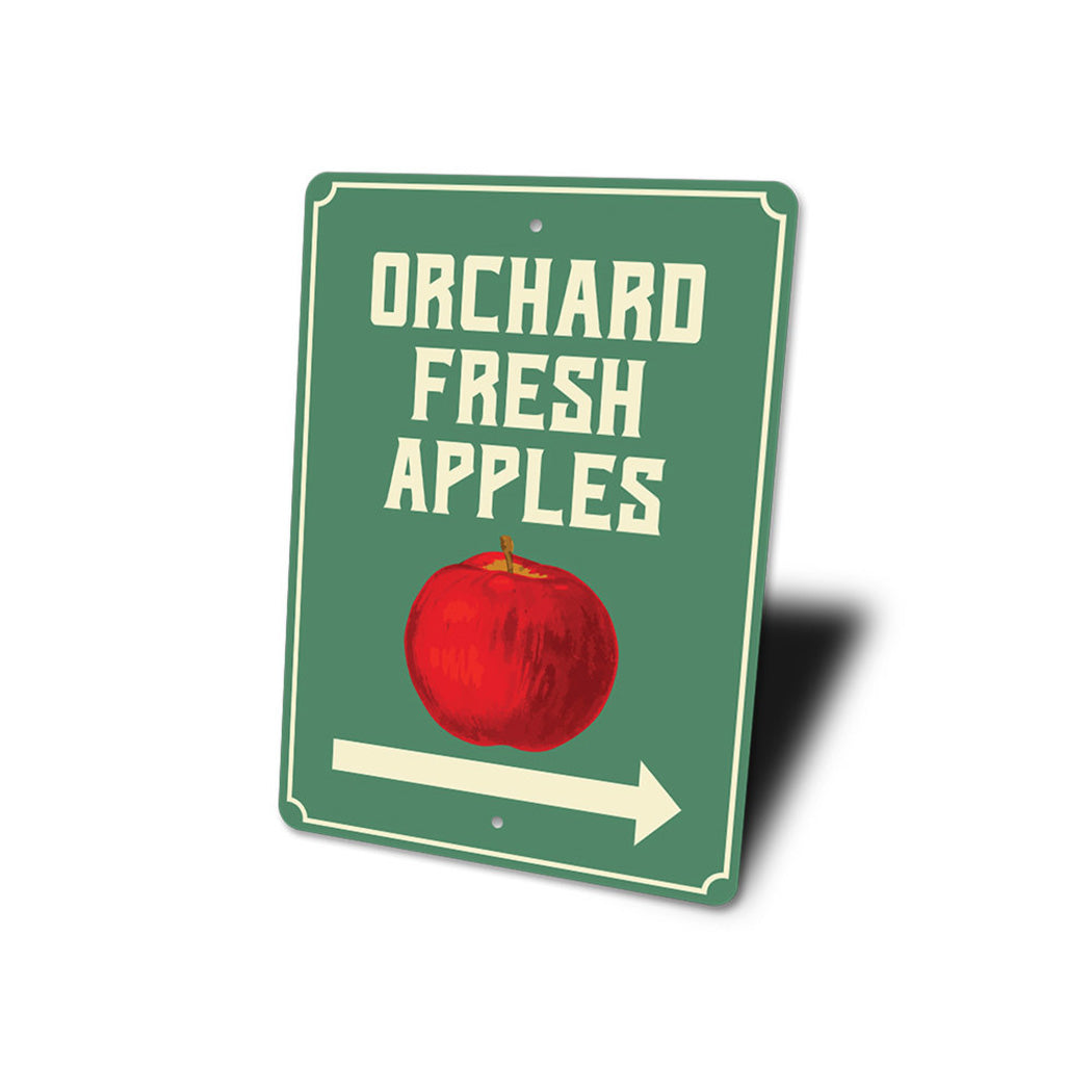 Orchard Fresh Apples Sign