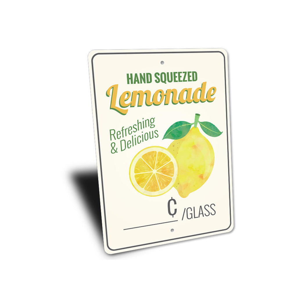 Hand Squeezed Lemonade Sign