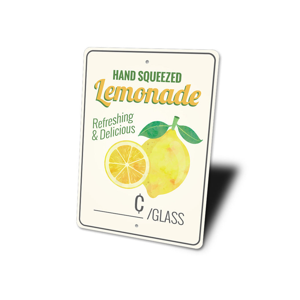 Hand Squeezed Lemonade Sign