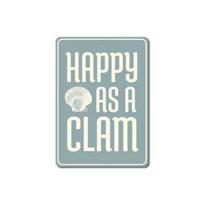 Happy as a Clam Sign