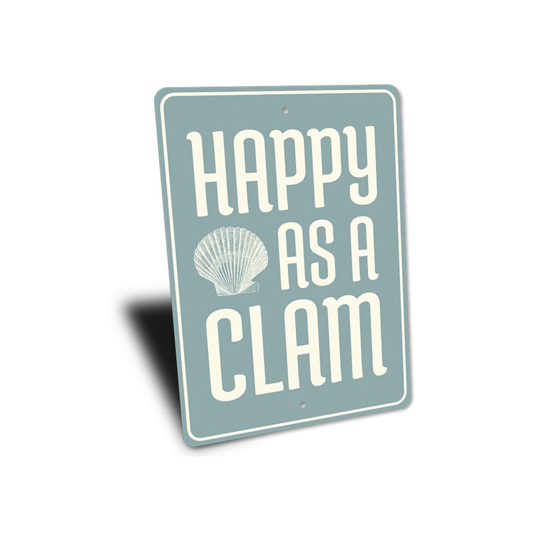 Happy as a Clam Sign