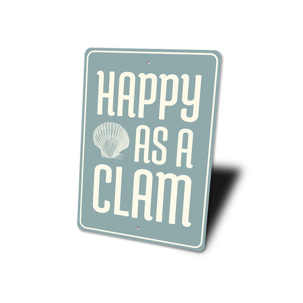 Happy as a Clam Sign