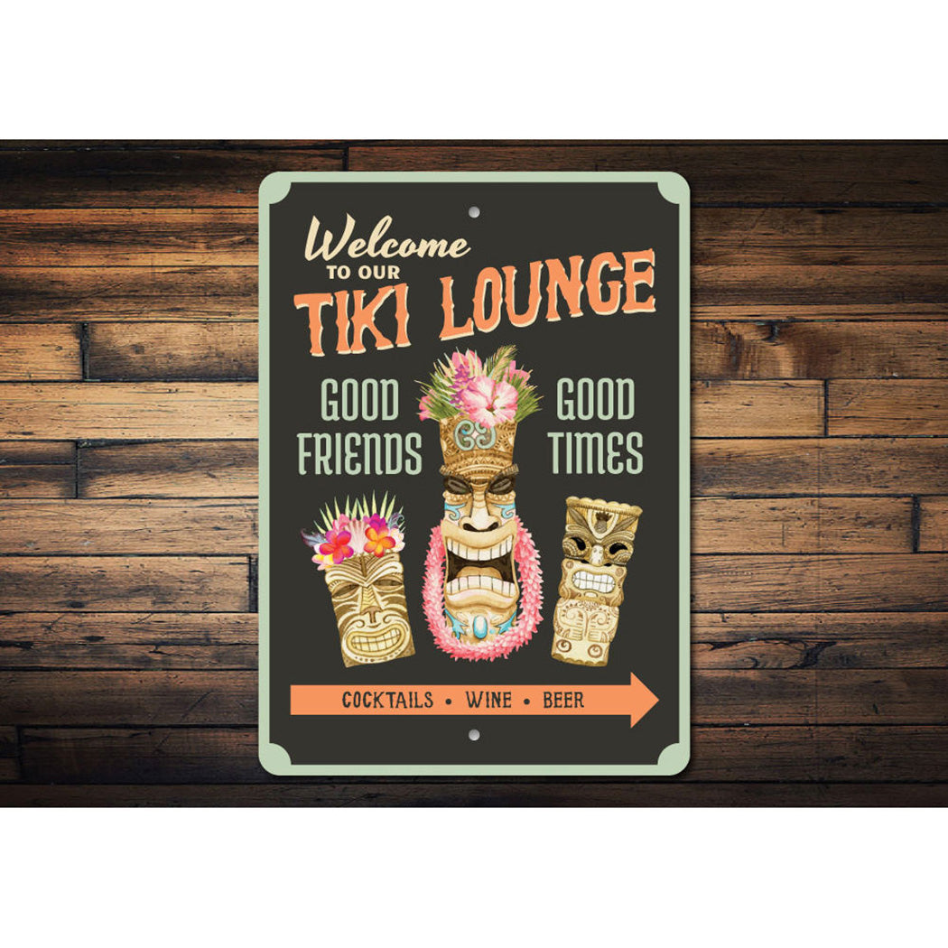 Tiki Lounge Sign