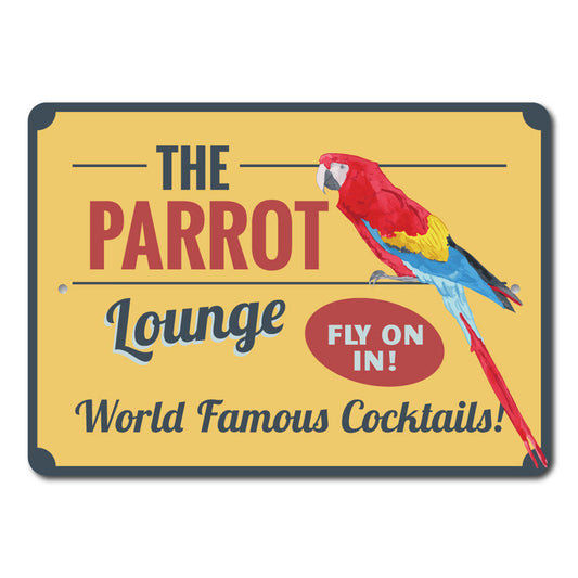 Parrot Lounge Sign