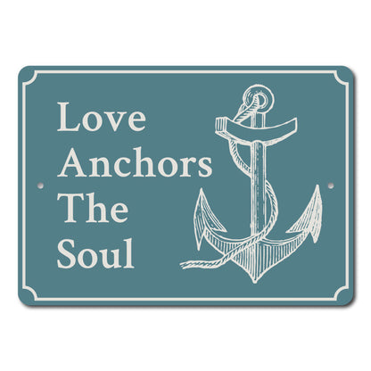 Love Anchors the Soul Sign