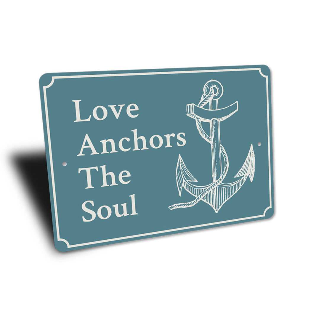 Love Anchors the Soul Sign