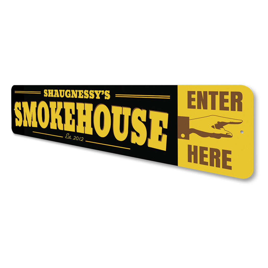 Custom Smokehouse Sign