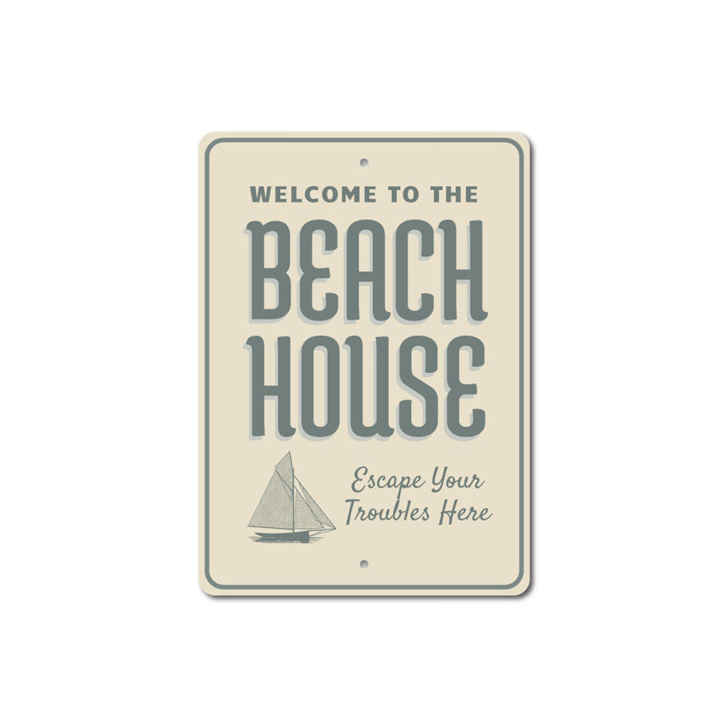 Seaside Beach House Sign