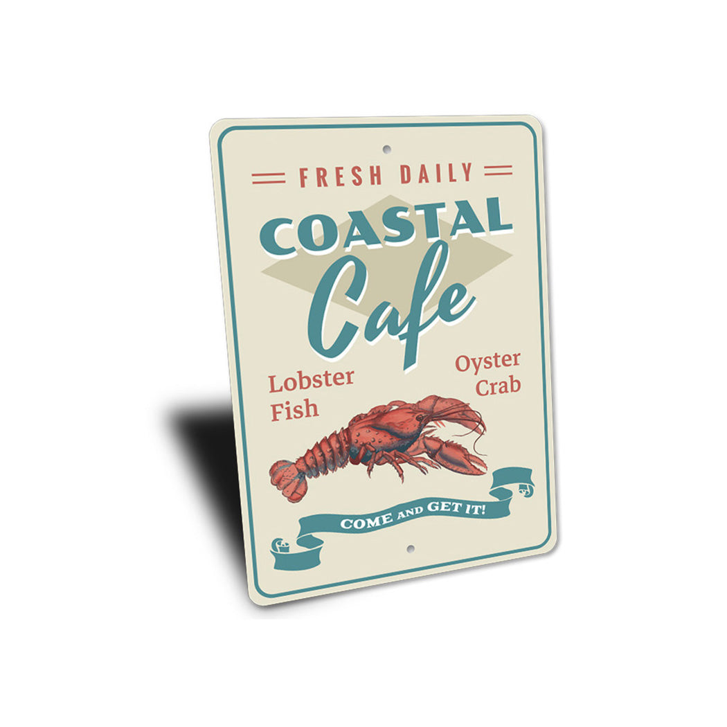 Coastal Cafe Lobster Sign