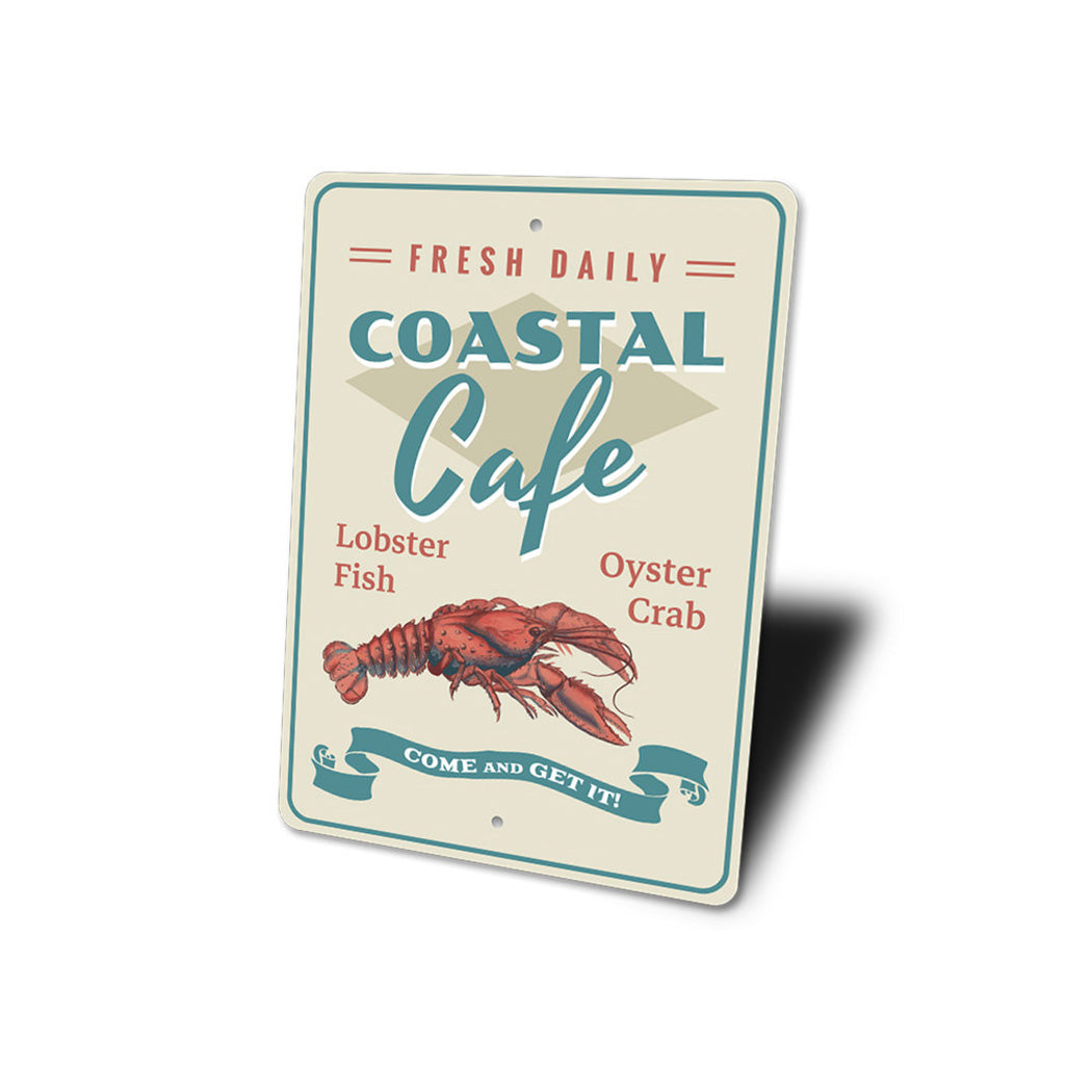 Coastal Cafe Lobster Sign