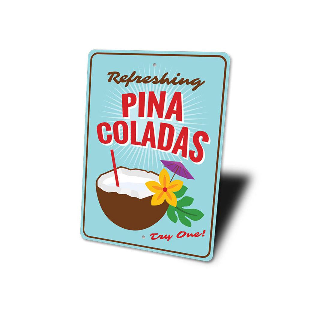 Pina Coladas Bar Sign