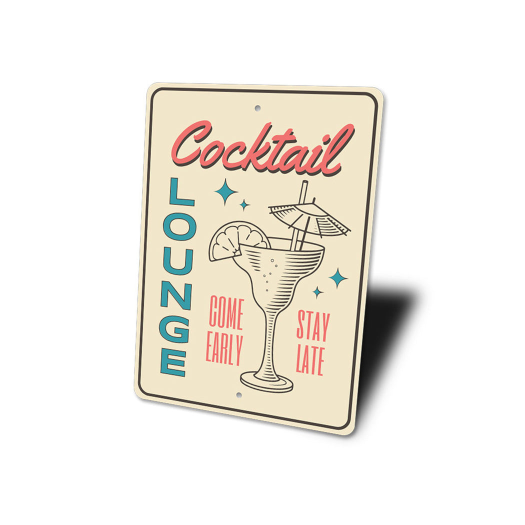 Retro Cocktail Bar Sign