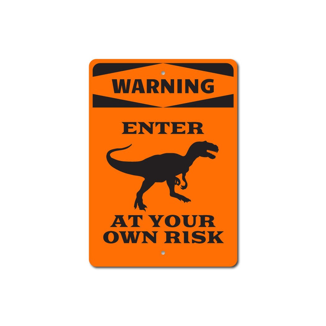 Dinosaur Warning Sign