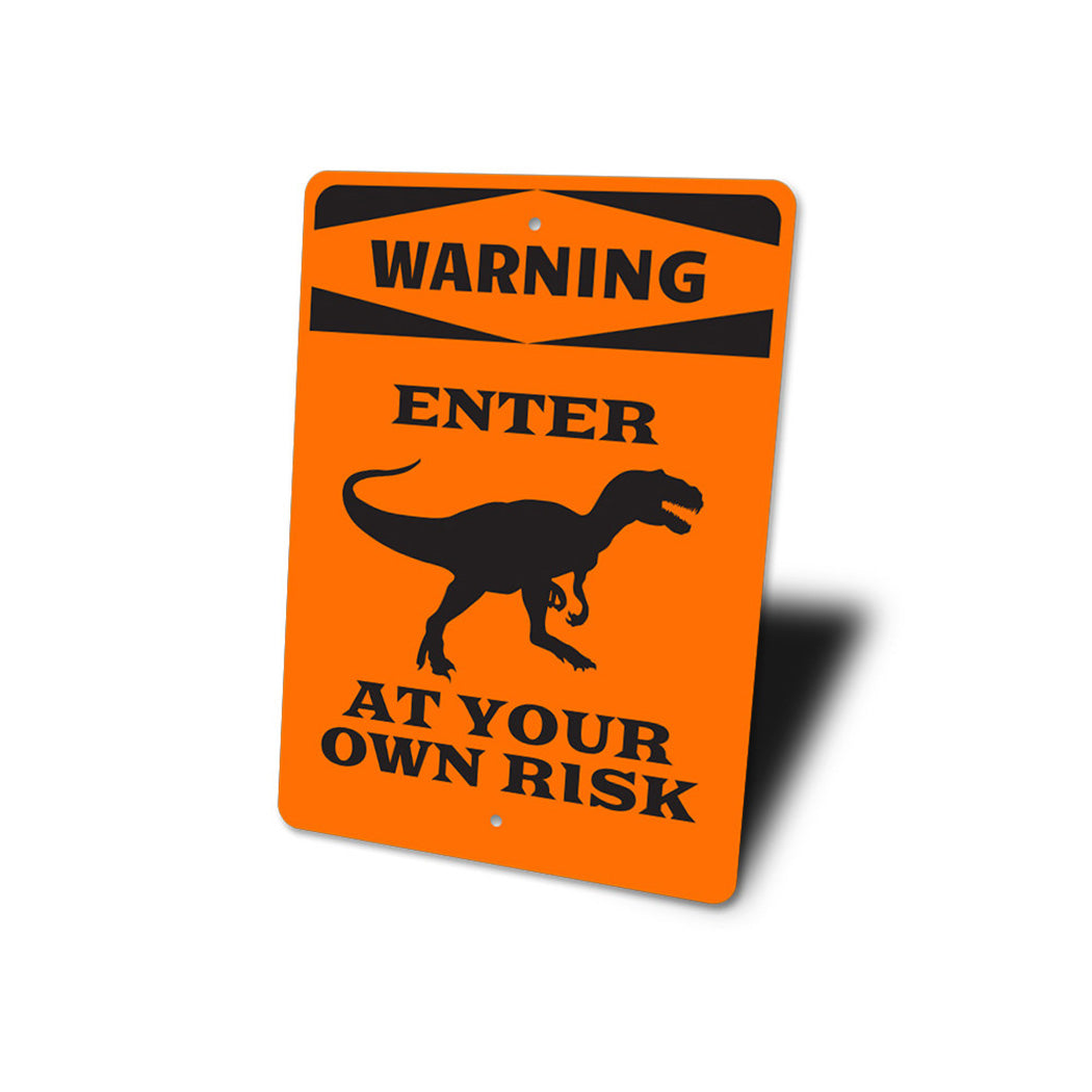 Dinosaur Warning Sign