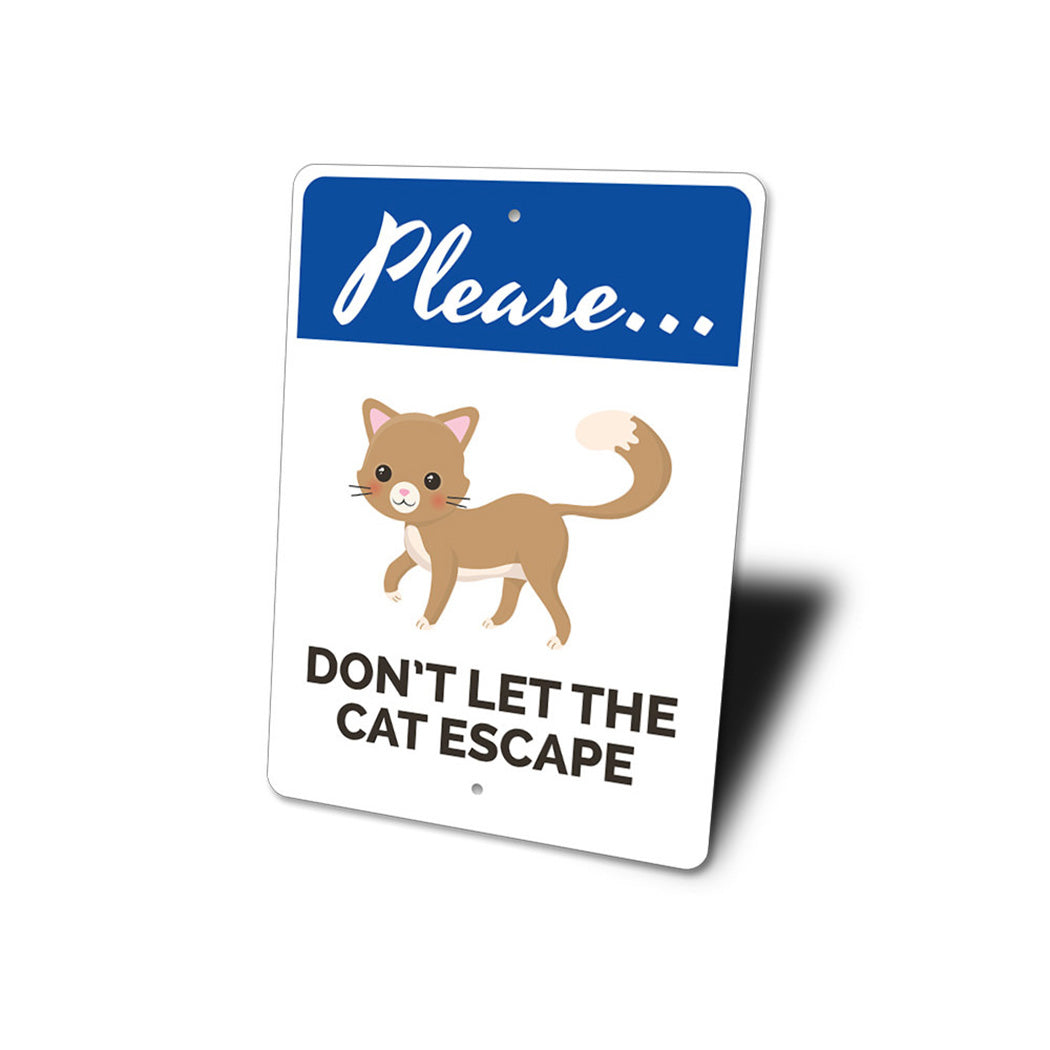 Library Cat Warning Cat Warning Sign – Lizton Sign Shop Wholesale