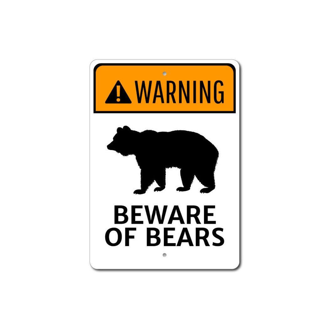 Bear Warning Sign