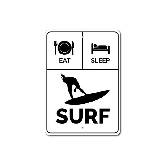 Eat Sleep Surf Sign