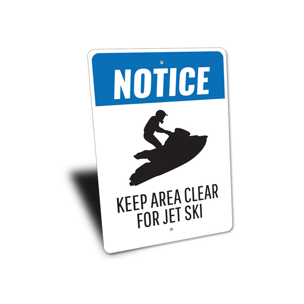 Jet Ski Notice Sign