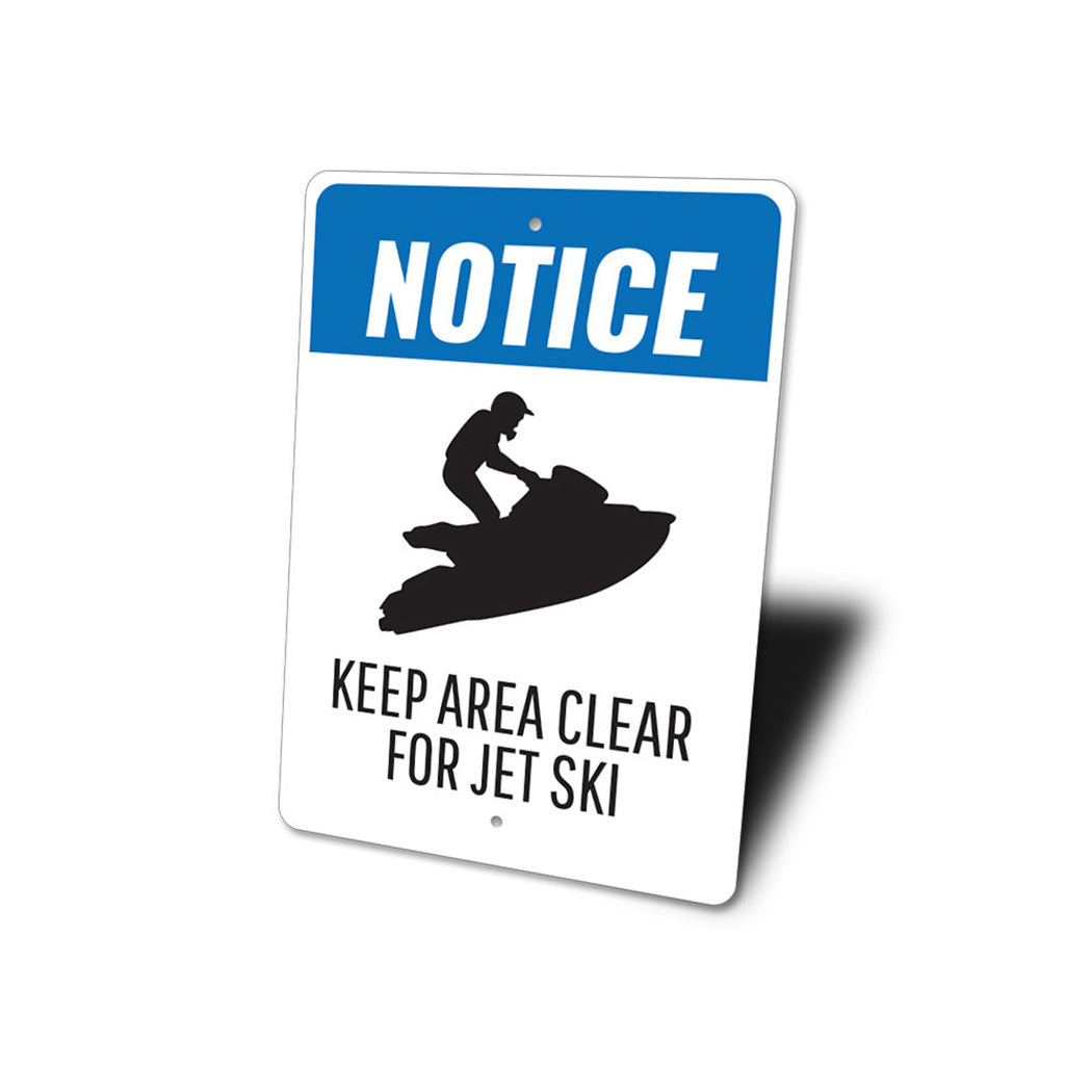 Jet Ski Notice Sign