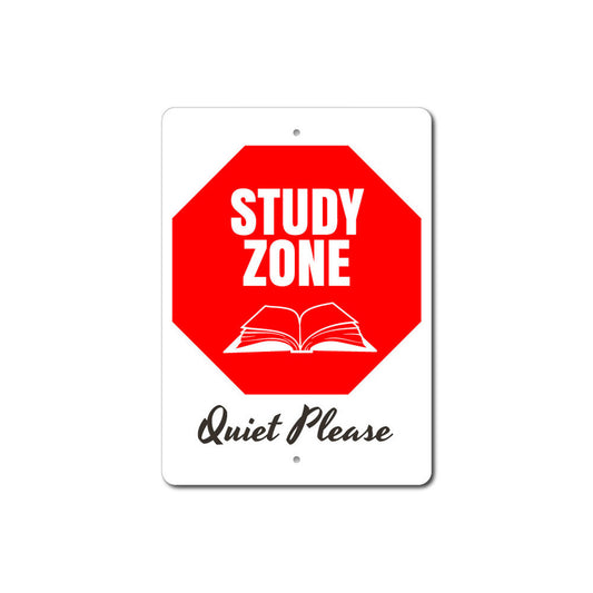 Study Zone Sign