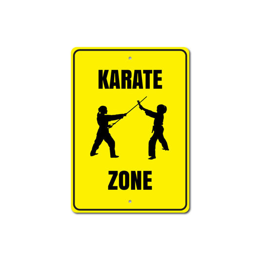 Karate Zone Sign