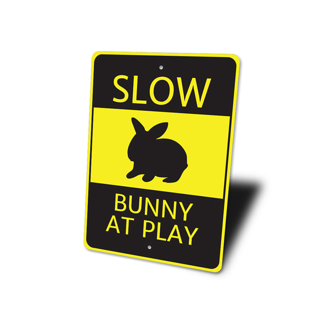 Bunny at Play Sign