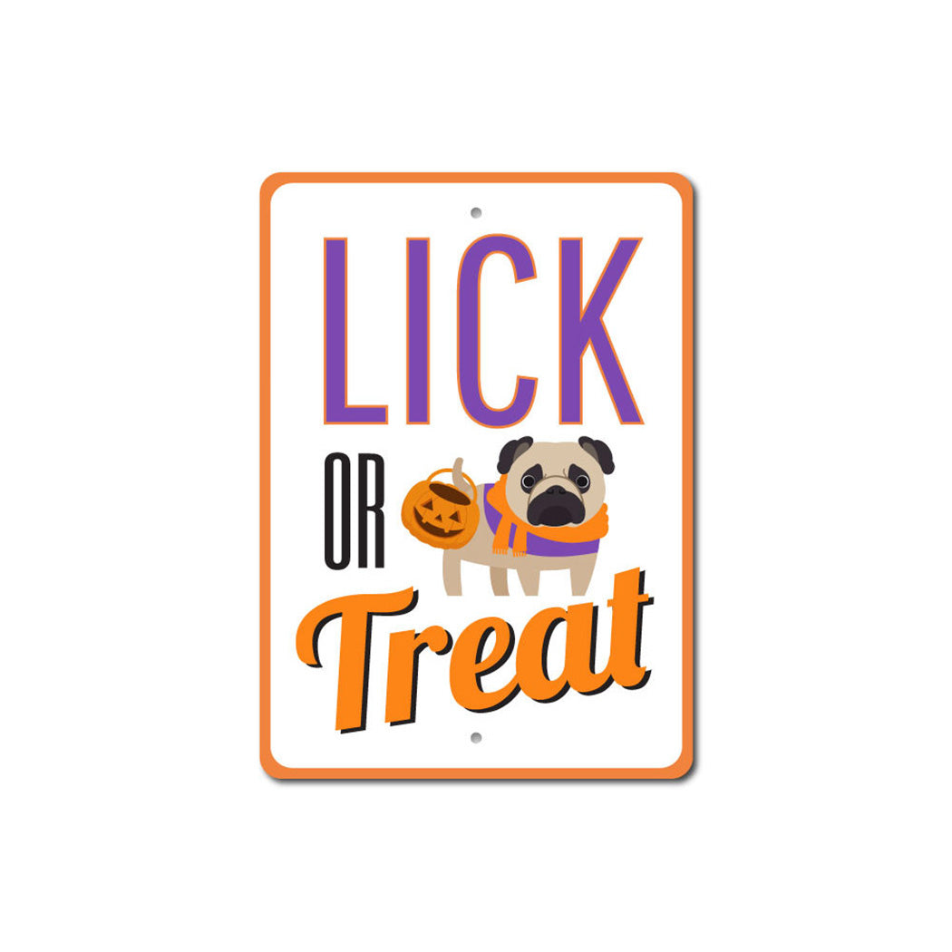 Lick or Treat Sign