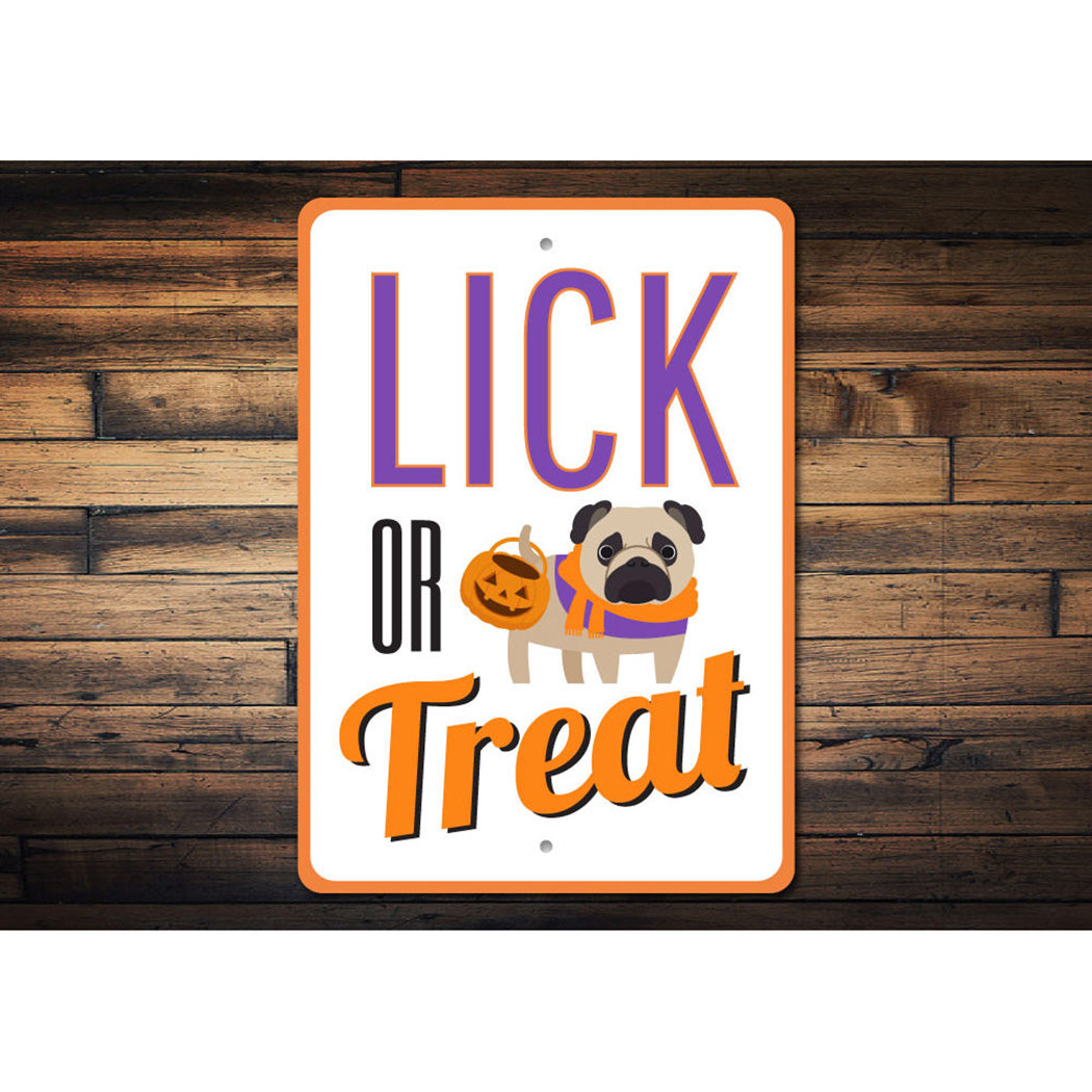 Lick or Treat Sign