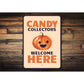 Candy Collectors Metal Sign