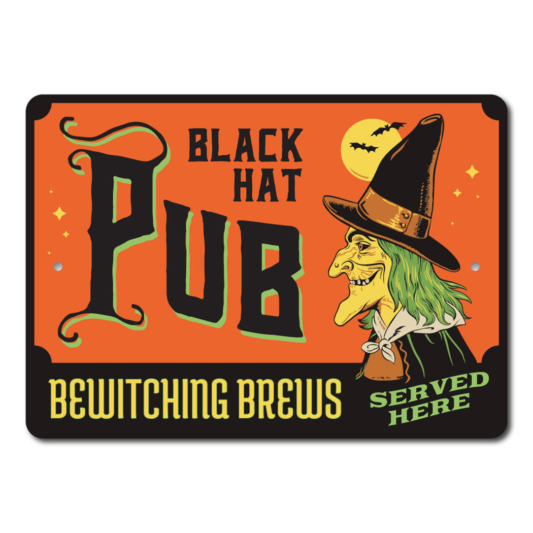 Black Hat Pub Sign