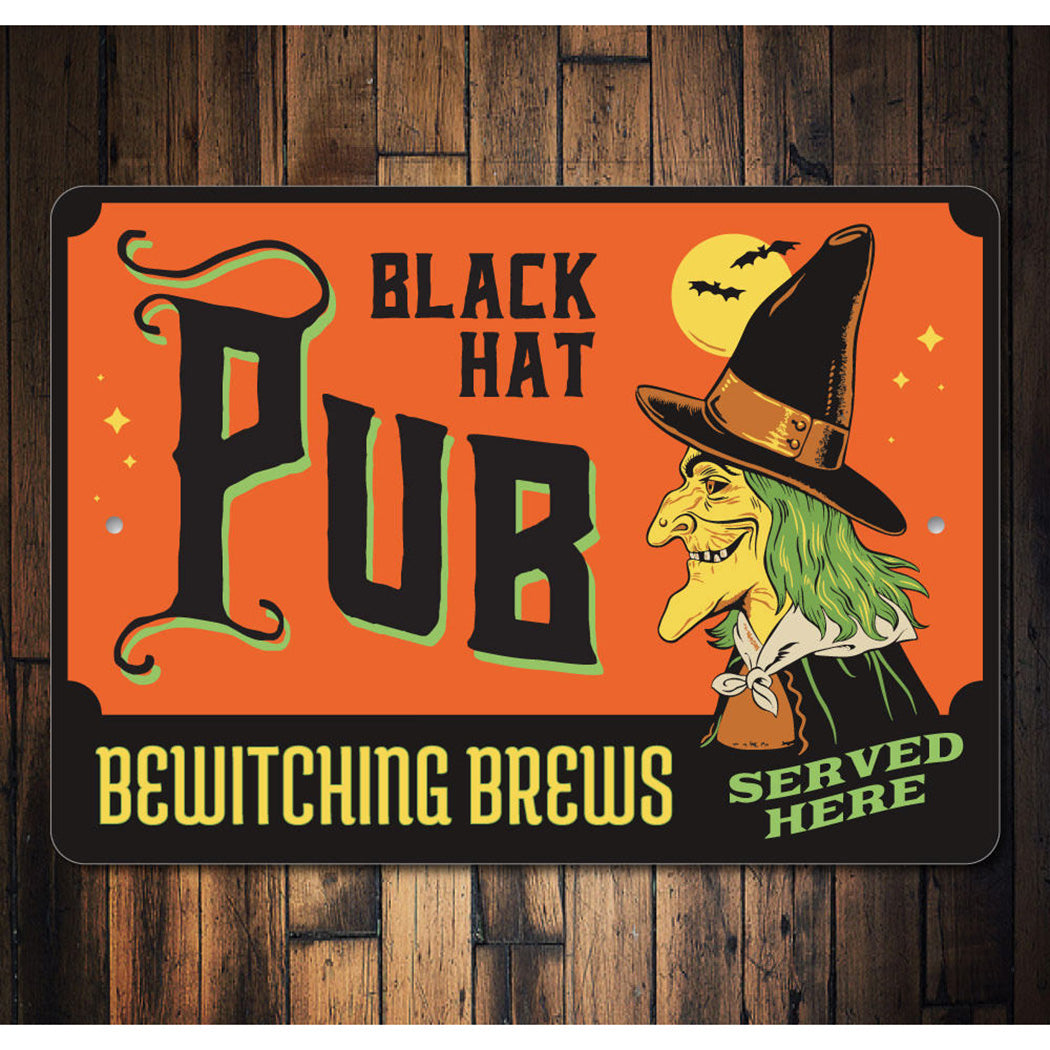 Black Hat Pub Sign