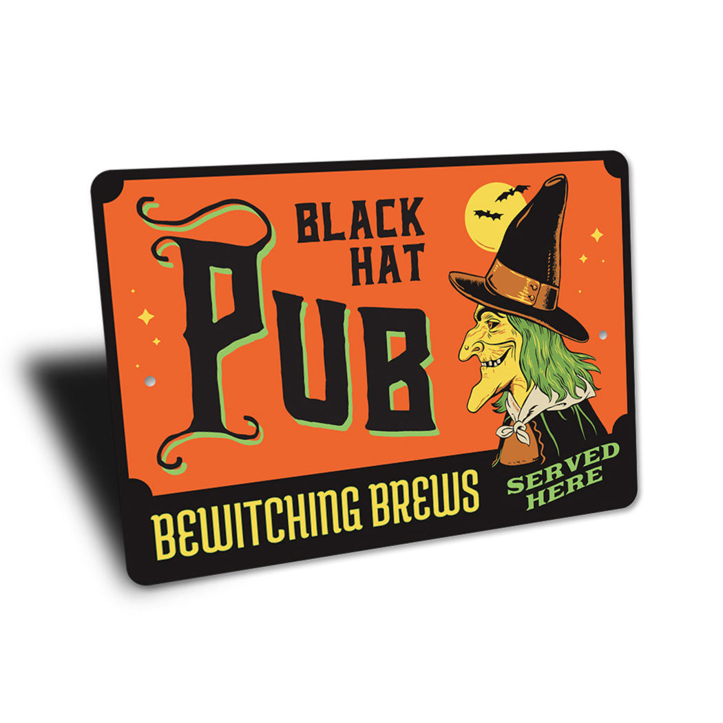 Black Hat Pub Sign