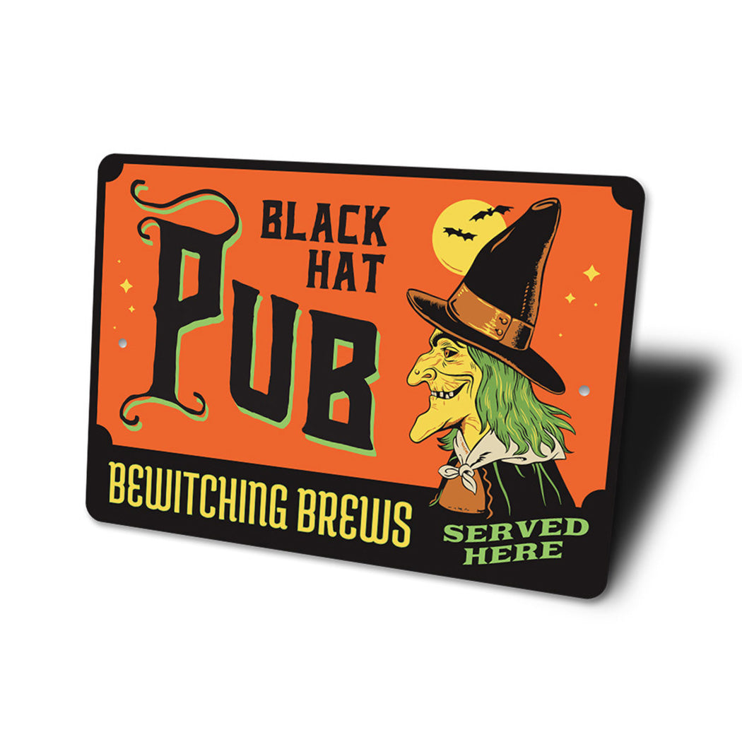 Black Hat Pub Sign