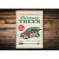 Farm Fresh Christmas Trees Metal Sign