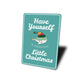 Beachy Little Christmas Sign