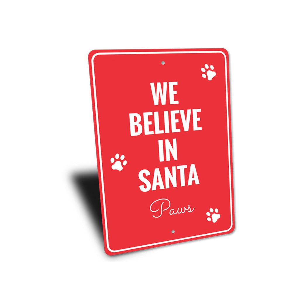 Santa Paws Sign