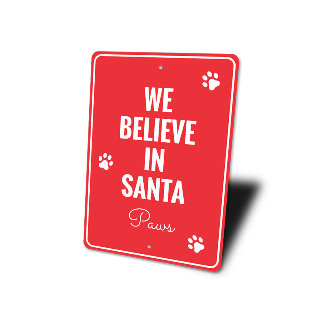 Santa Paws Sign