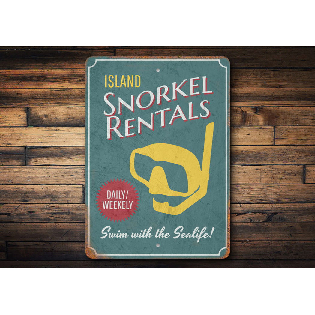 Island Snorkel Rentals Sign