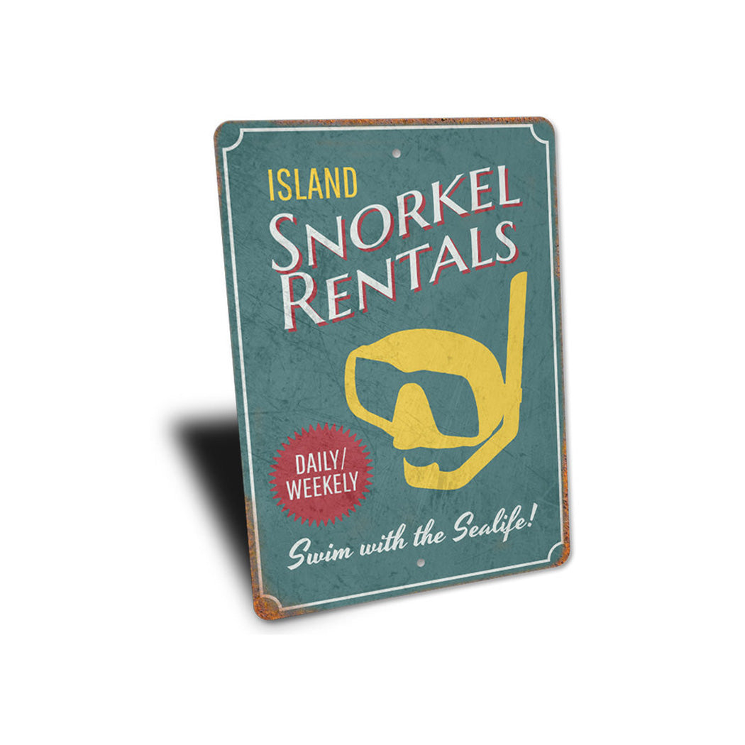 Island Snorkel Rentals Sign