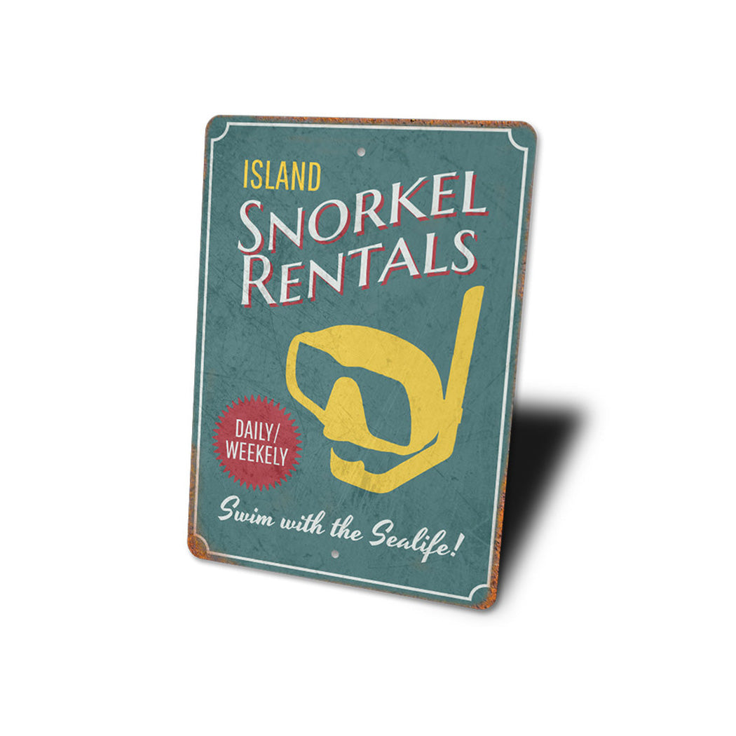 Island Snorkel Rentals Sign