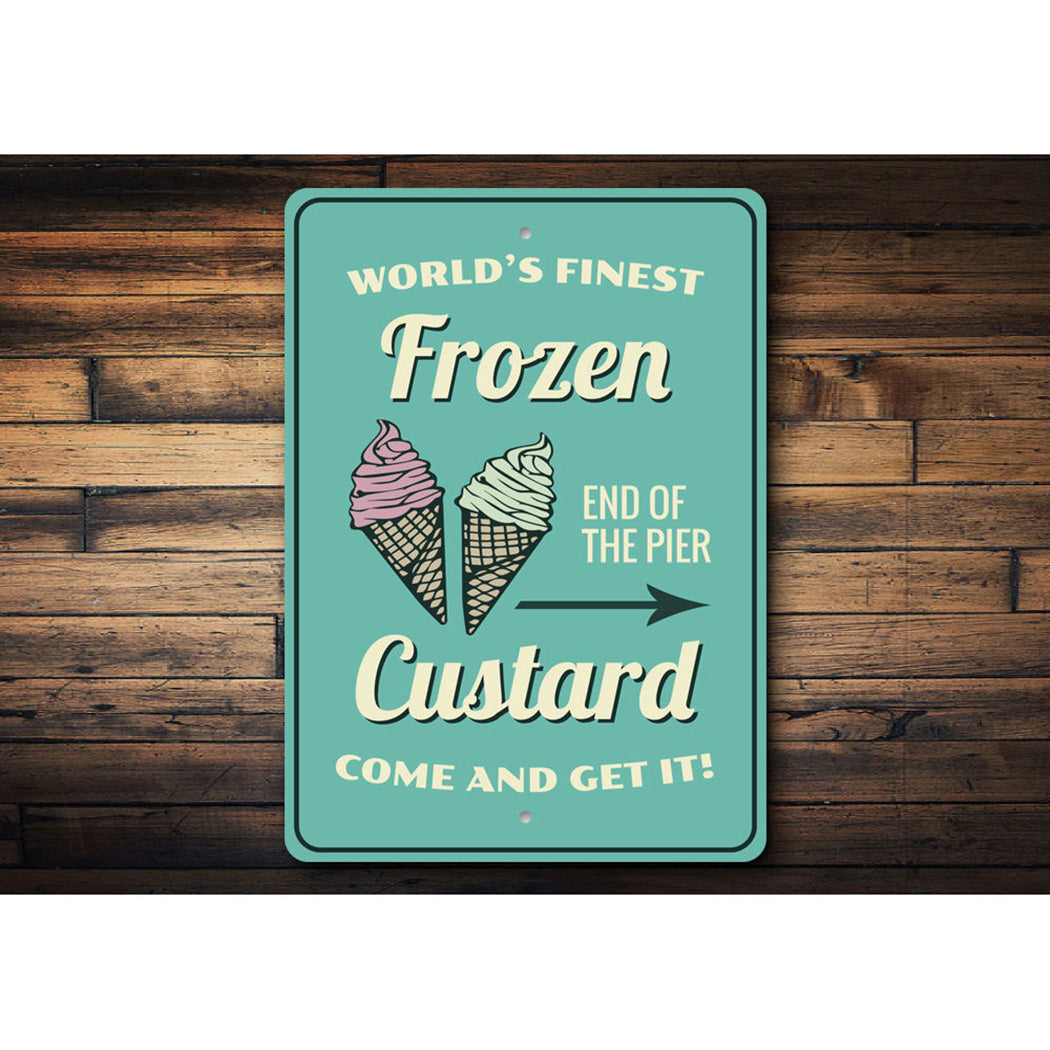 Finest Frozen Custard Sign