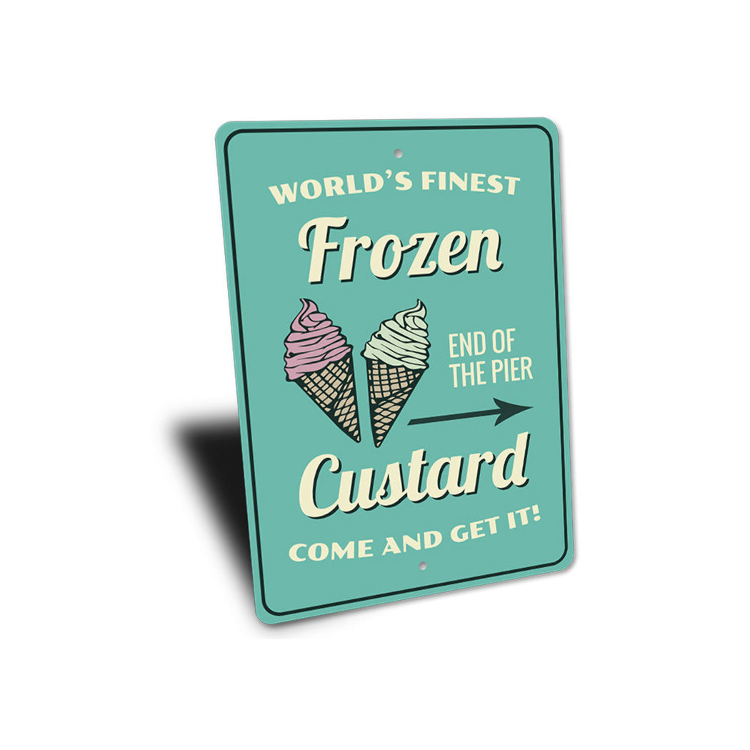 Finest Frozen Custard Sign