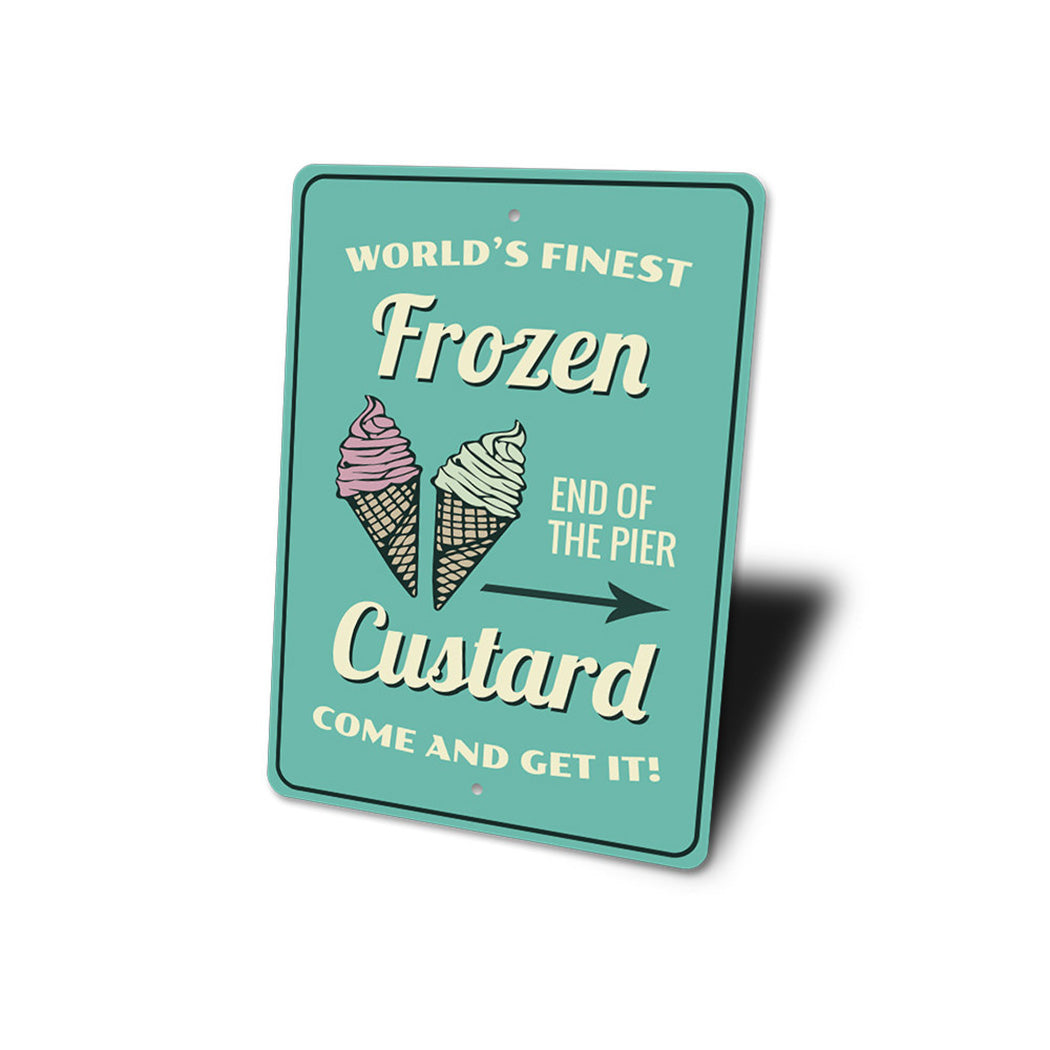 Finest Frozen Custard Sign