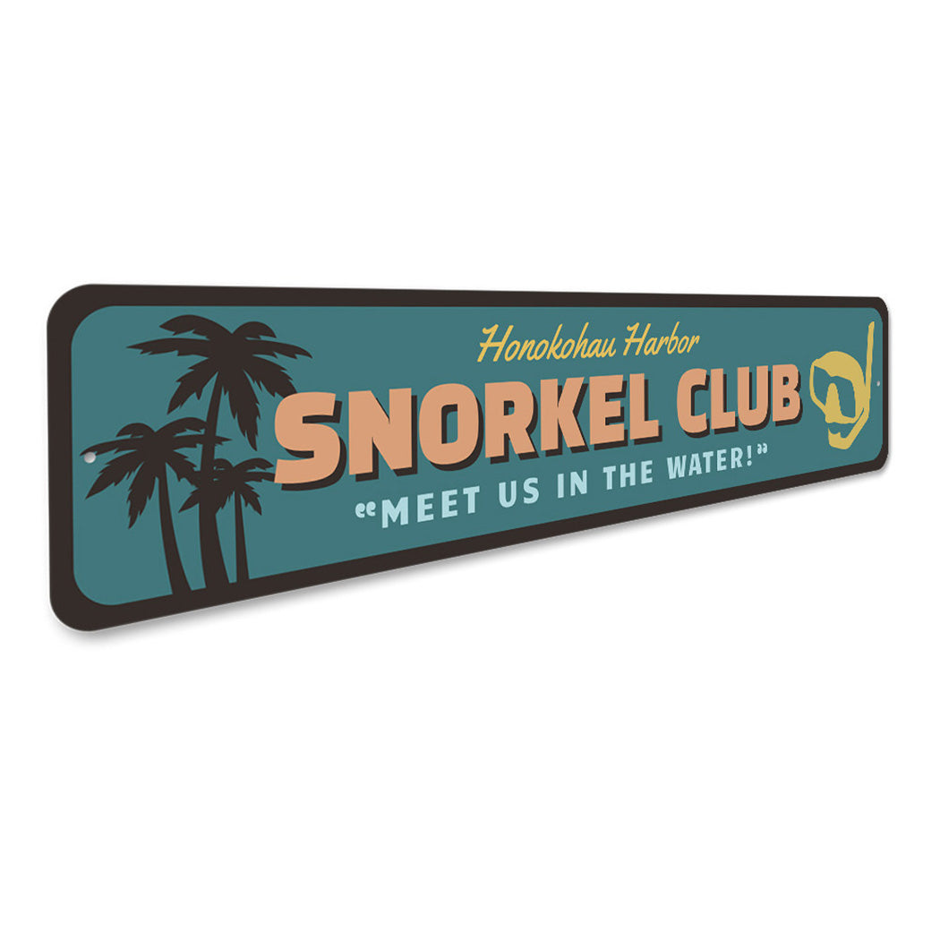 Snorkel Club Sign