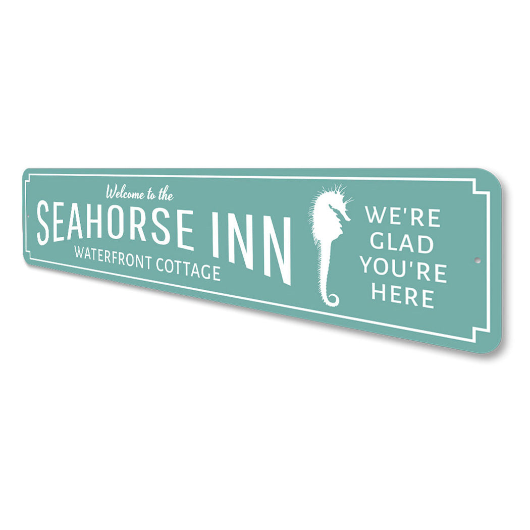 Seahorse Inn Welcome Sign