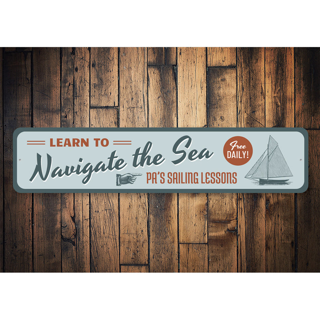 Navigate the Sea Sign